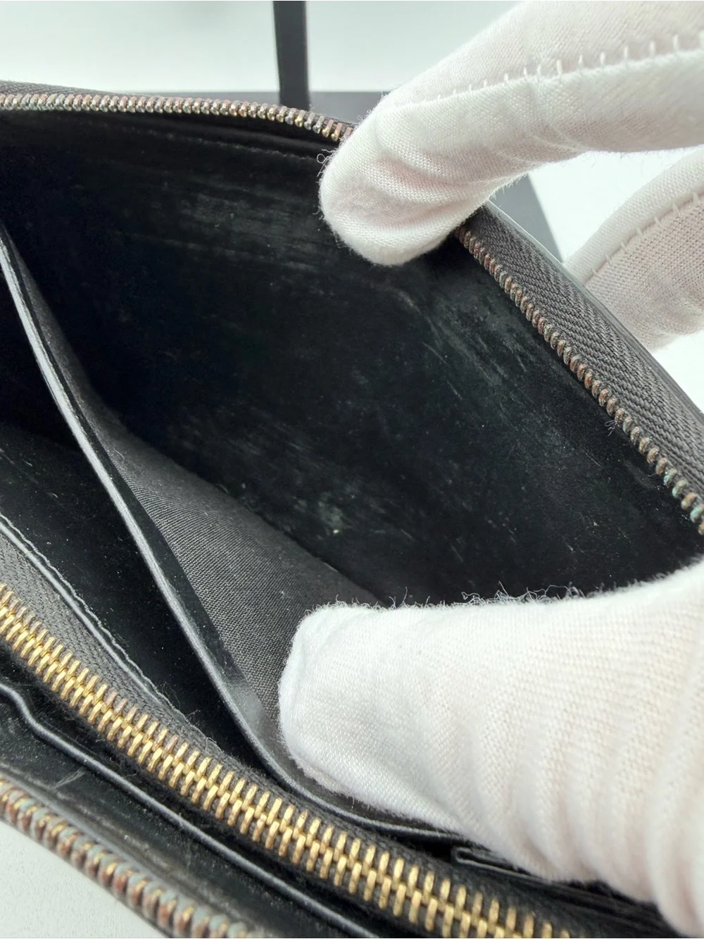 Celine Monogram Zip Around Wallet